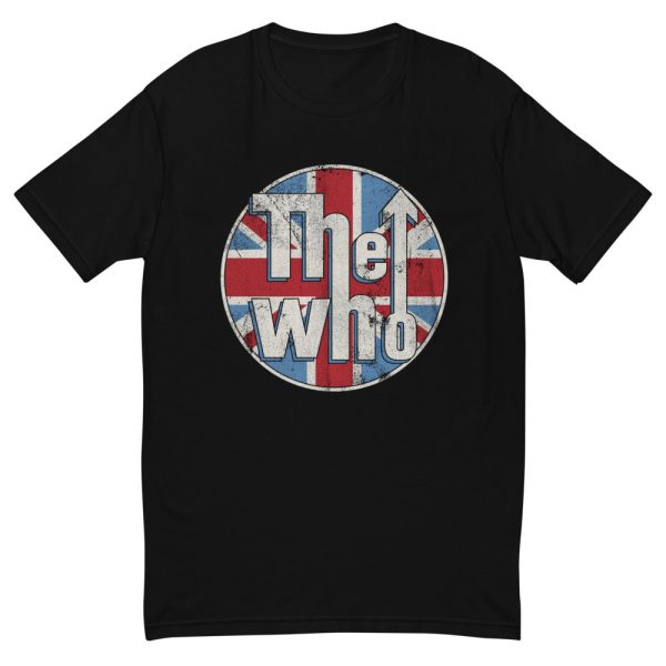 The Who Union Jack Black Tee Hot on Sale