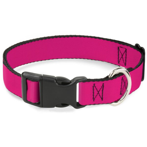 Plastic Clip Collar - Hot Pink PMS 219 Online