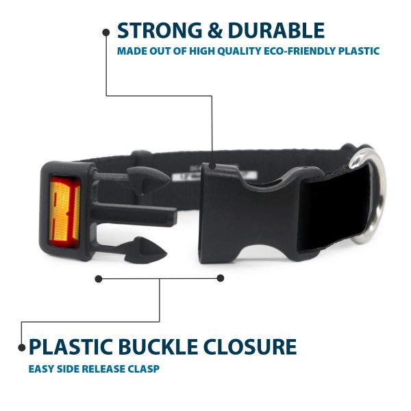 Plastic Clip Collar - Iron Man Face I AM IRON MAN Black Yellow Glow Online - Image 4